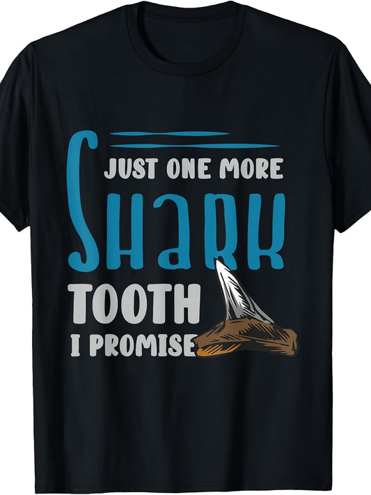 Men's And Women's T-Shirt, Funny Shark Tooth Collector Design, Beach Vacation Summer Wear
